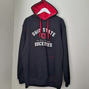 Ohio State University Buckeyes black hoodie pullover sweatshirt